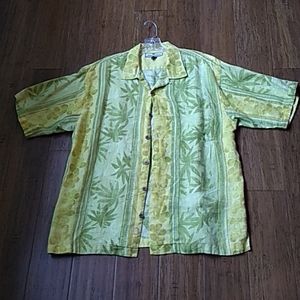 Tommy Bahama short sleeve men shirt.